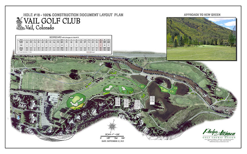 Vail Golf Course Layout